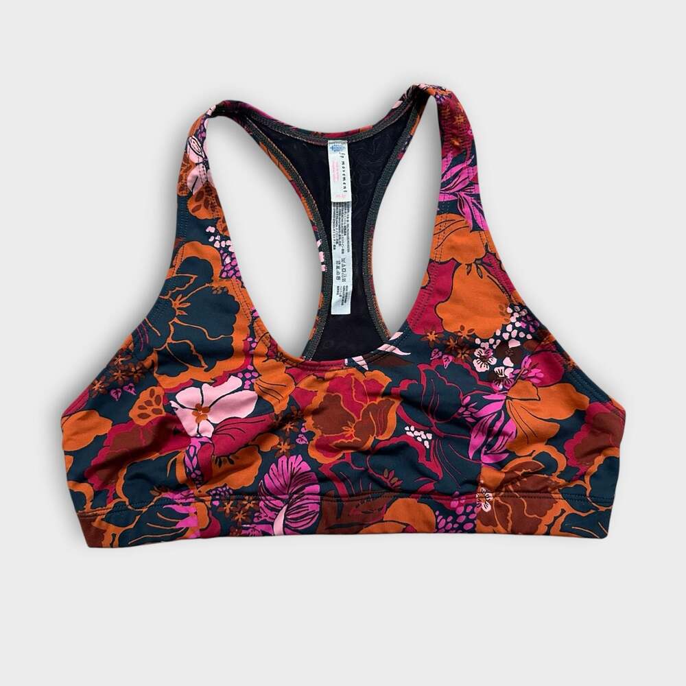 FP Movement Free People Floral Racerback Sports Bra XS